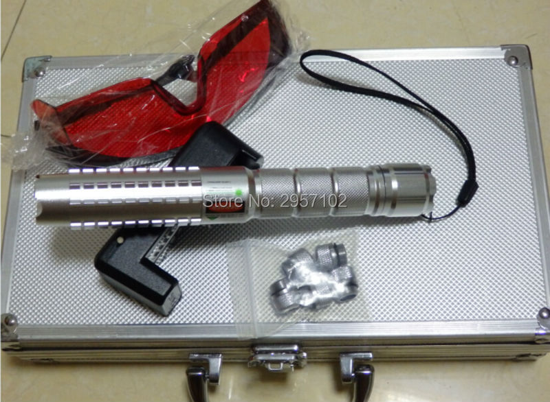 Industrial Laser Pointer - ใหม่! ปากกาเลเซอร์ 532nm สีเขียว 100000m ปรับโฟกัสได้