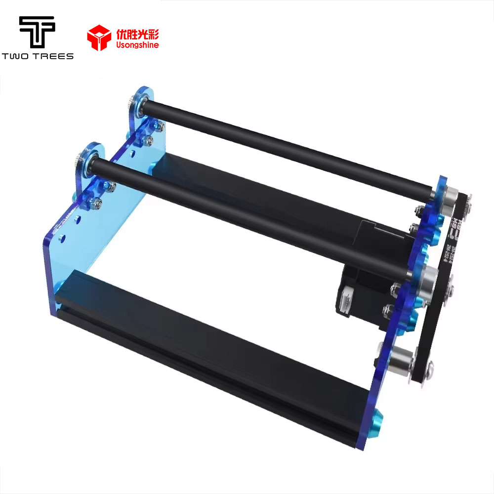 Laser Engraving Software - เครื่องแกะสลักเลเซอร์ TwoTrees แบบโรตารี่ แกน Y หมุนได้