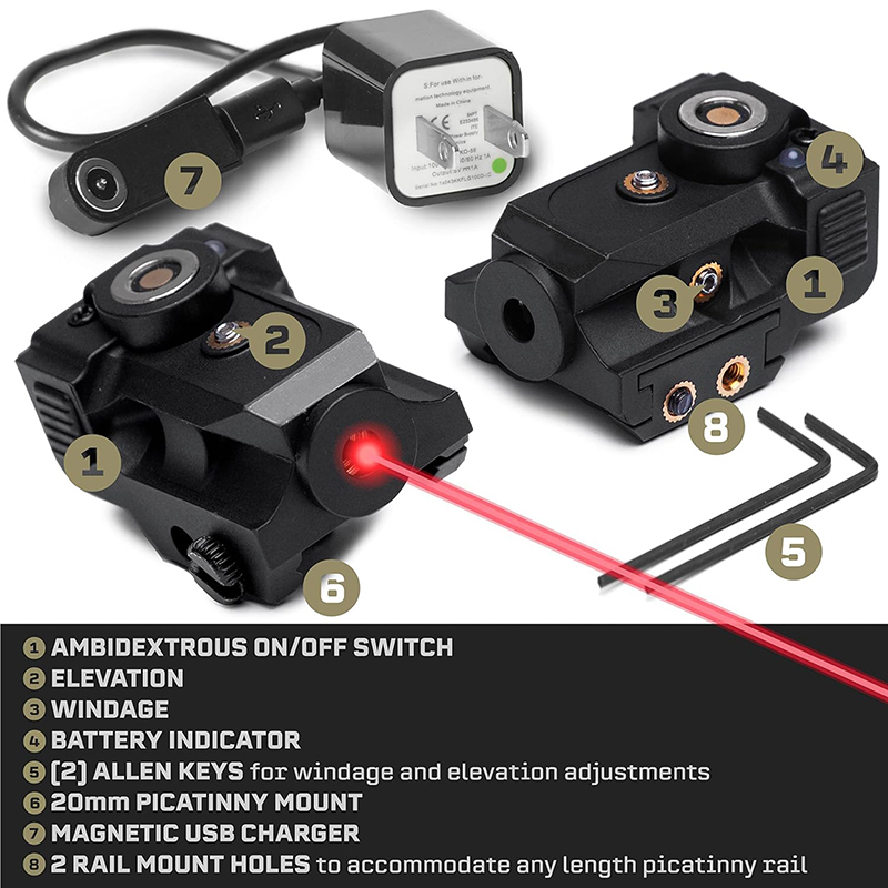 Mdgrwy ปืนยาวแบบแม่เหล็กที่สาม - Industrial Laser Pointer บทวิจารณ์และราคา