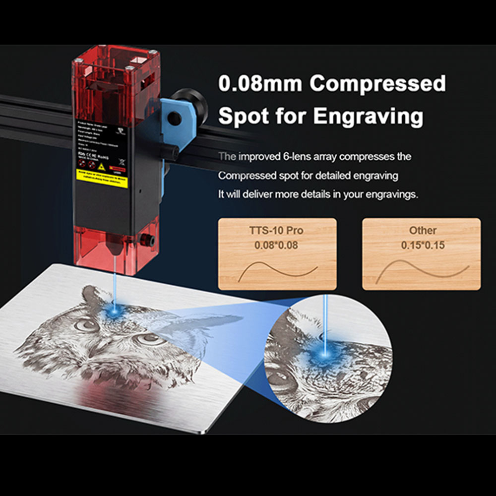เครื่องแกะสลักเลเซอร์ TWOTREES - Acrylic Cutting Machine บทวิจารณ์และราคา