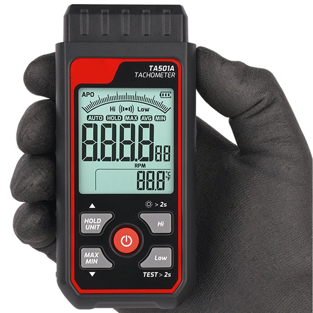 TA501A เครื่องวัดความเร็วรอบแบ - Industrial Laser Tachometer บทวิจารณ์และราคา
