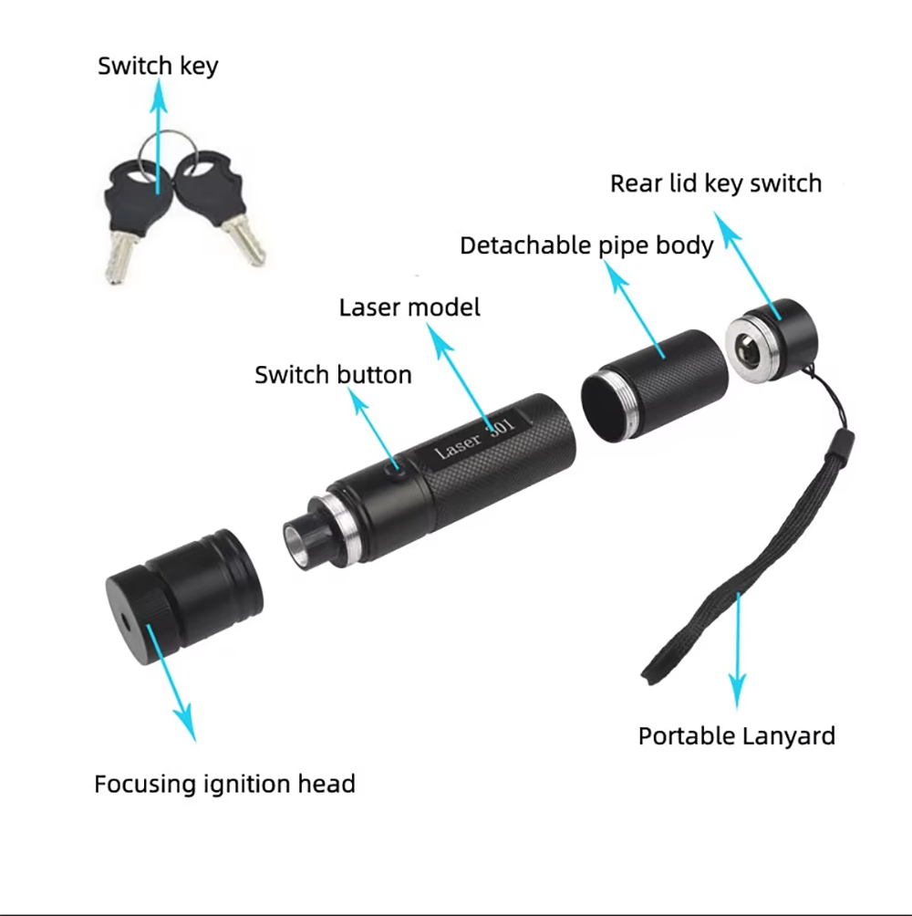 ไฟฉายเลเซอร์สีเขียว LED สำหรับ - Industrial Laser Pointer บทวิจารณ์และราคา