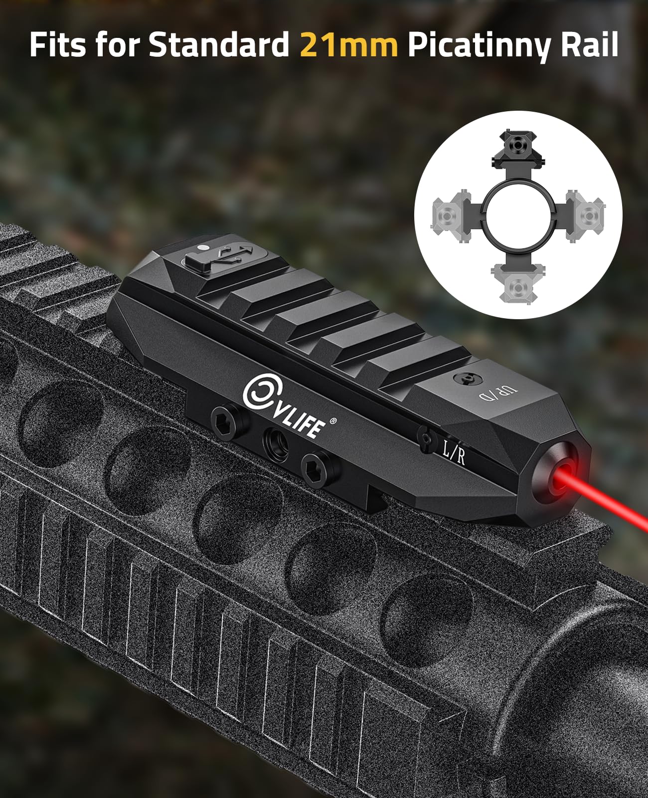 CVLIFE Low Profile Laser Sight - Industrial Laser Pointer บทวิจารณ์และราคา