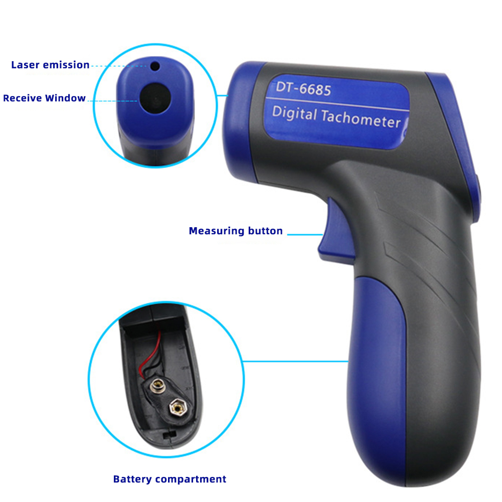 เครื่องวัดความเร็วเลเซอร์อินฟร - Industrial Laser Tachometer บทวิจารณ์และราคา