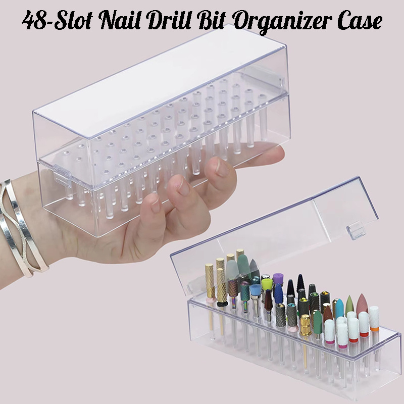 กล่องเก็บดอกสว่านทำเล็บแบบใส 4 - Acrylic Cutting Machine บทวิจารณ์และราคา
