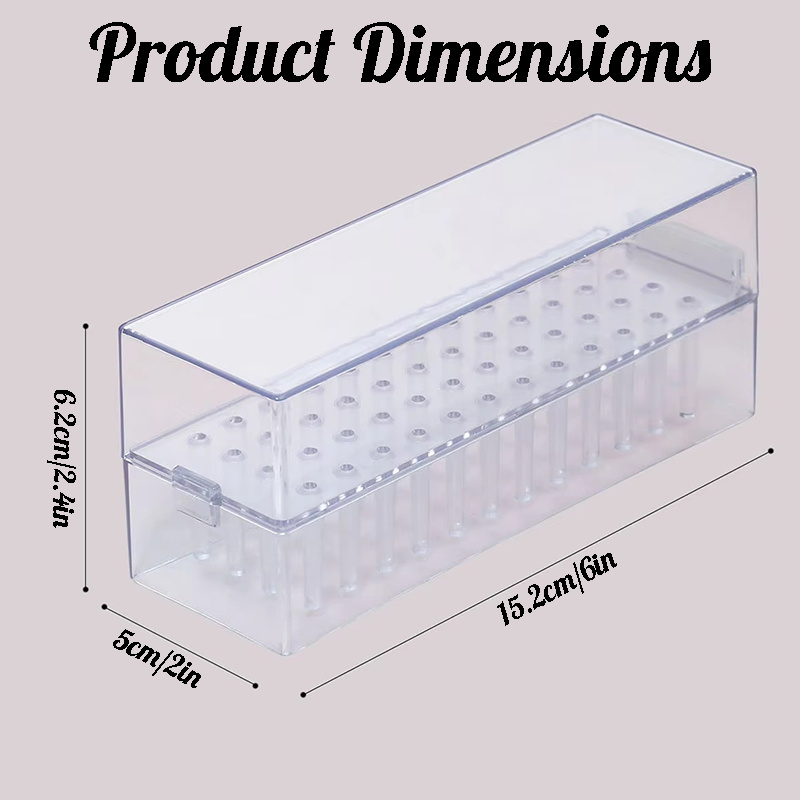 กล่องเก็บดอกสว่านทำเล็บแบบใส 4 - Acrylic Cutting Machine บทวิจารณ์และราคา