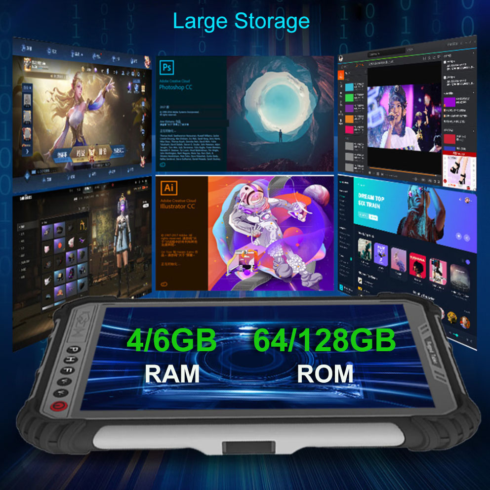 แท็บเล็ตที่ทนทาน RJ45 4GB + 64 - Industrial Laser Light บทวิจารณ์และราคา