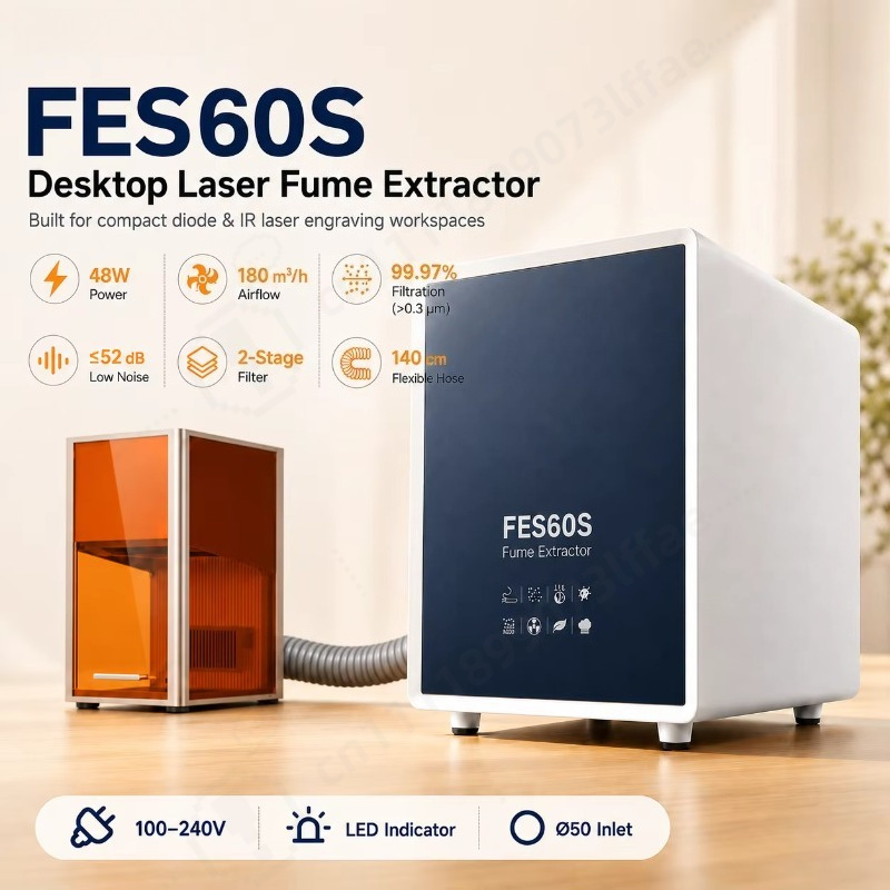 เครื่องดูดควันเลเซอร์ขนาดเล็กส - Fume Extractor Laser บทวิจารณ์และราคา