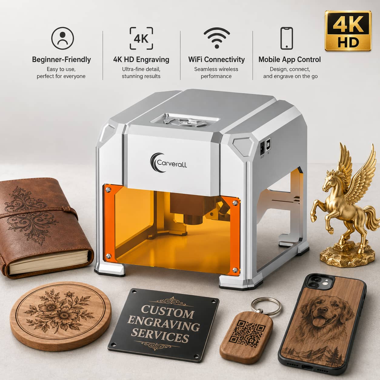 เครื่องแกะสลักเลเซอร์ Carveral - Acrylic Cutting Machine บทวิจารณ์และราคา