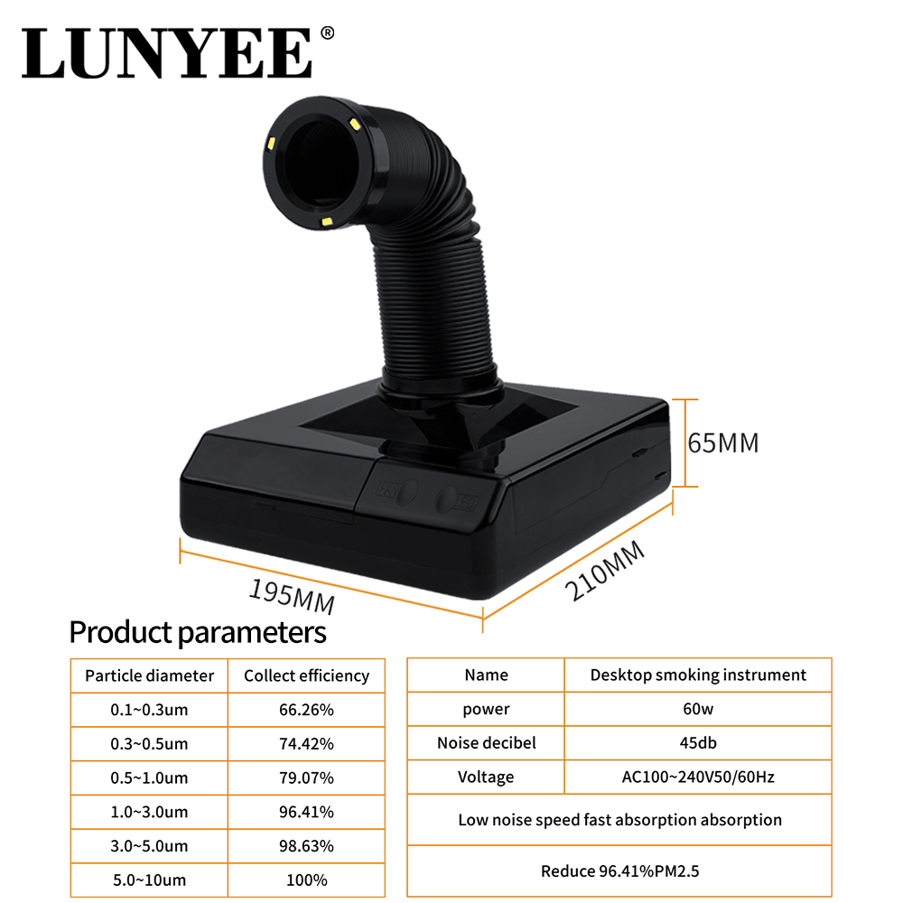 เลเซอร์ควันหน้า LED,โลหะบัดกรี - Fume Extractor Laser บทวิจารณ์และราคา